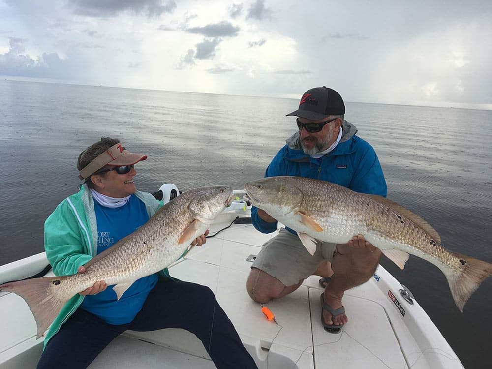 Pair of Bull Reds in Buras