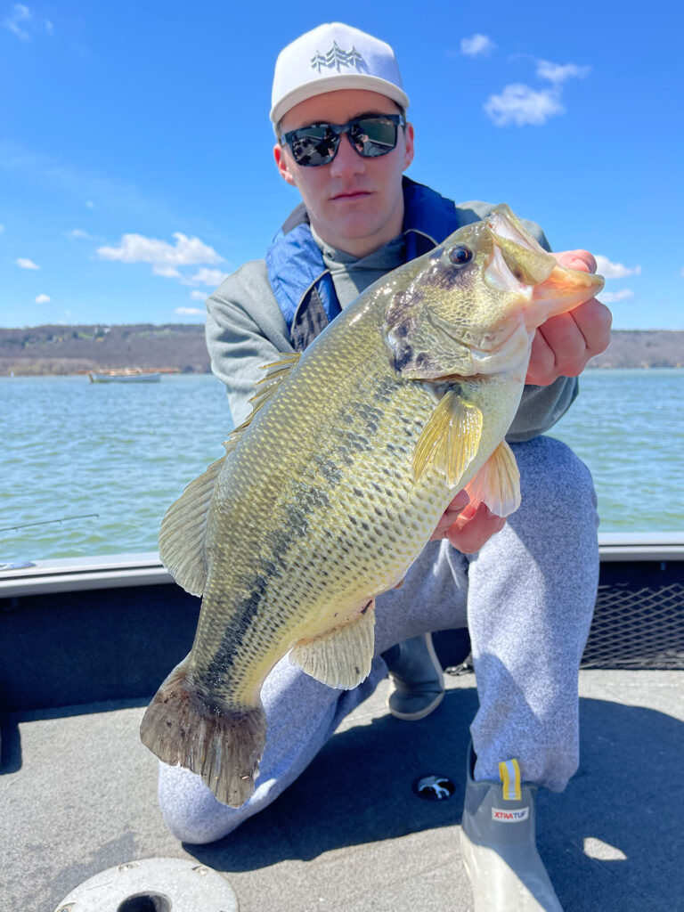 largemouth bass caught at the finger lakes