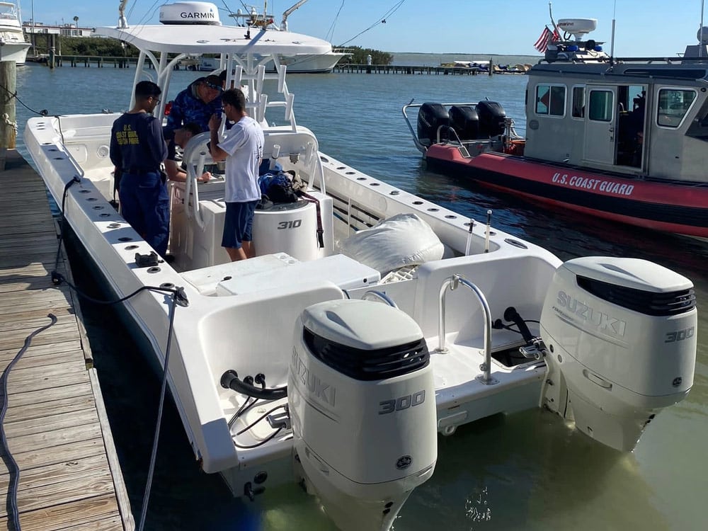 coast guard catamaran South Padre Island