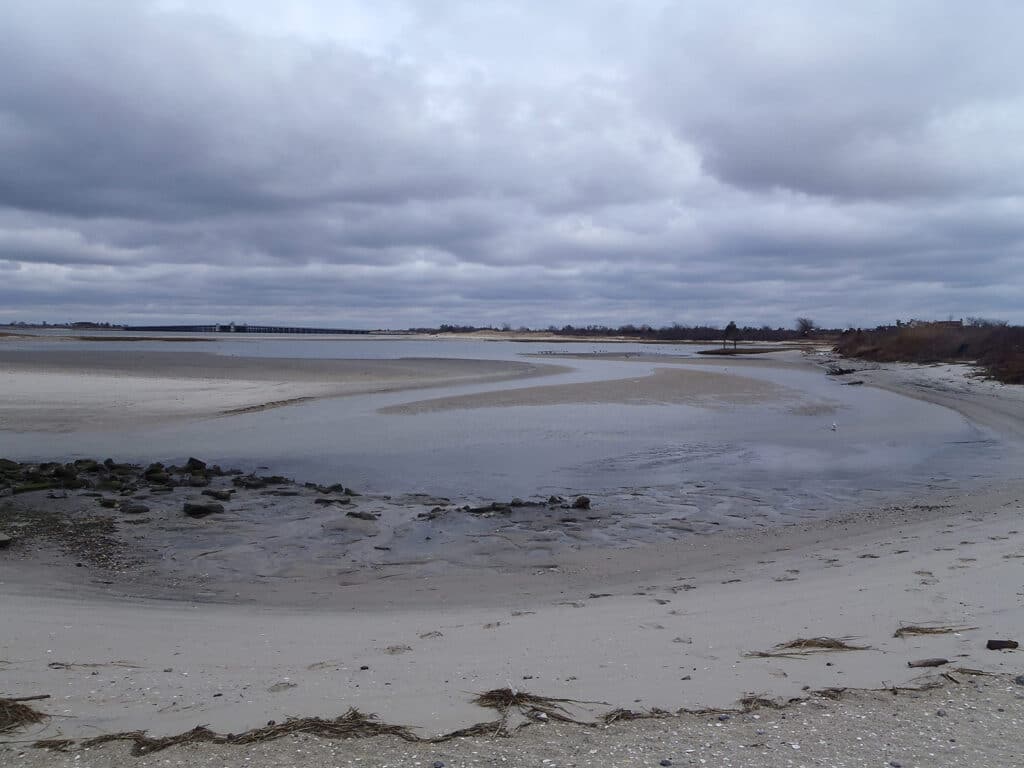 low tide