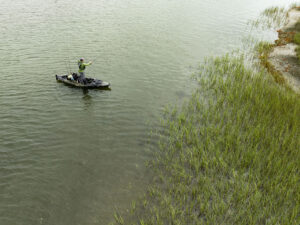 marsh kayak fishing