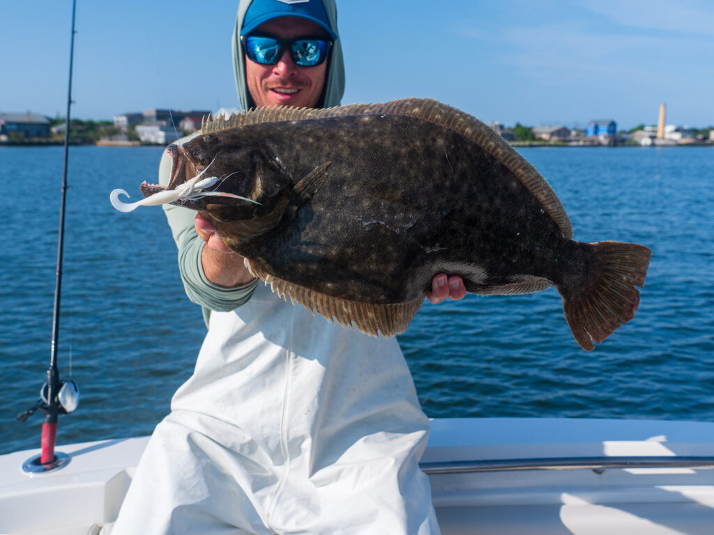 Fishing for northeast fluke