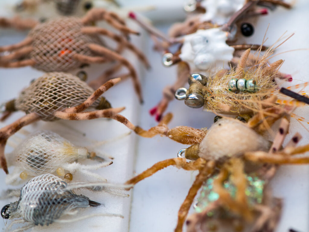 crab flies for permit