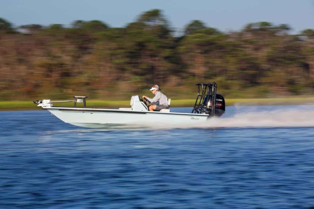 Maverick 18 HPX-V rocketing across the water