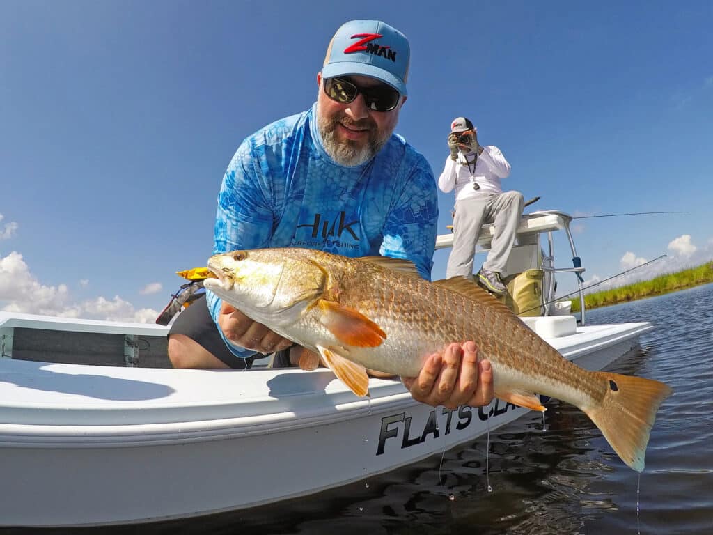 Redfish caught inshore around Venice