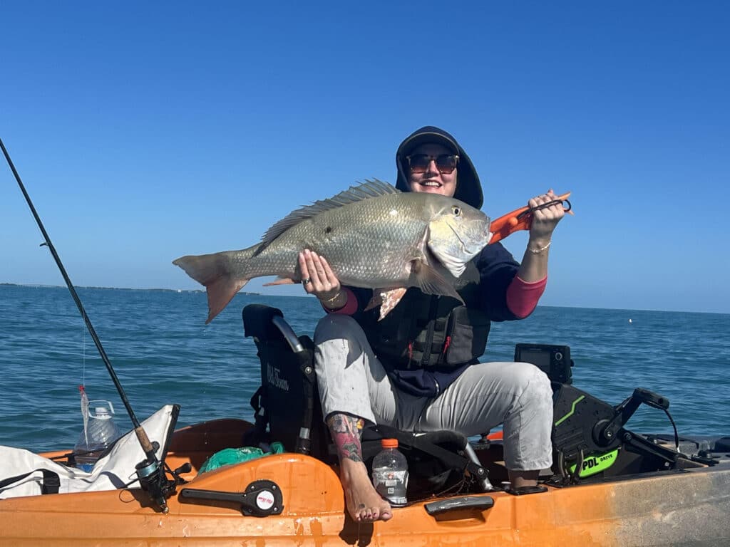 Mutton Snapper on an Old Town ePDL BigWater 132