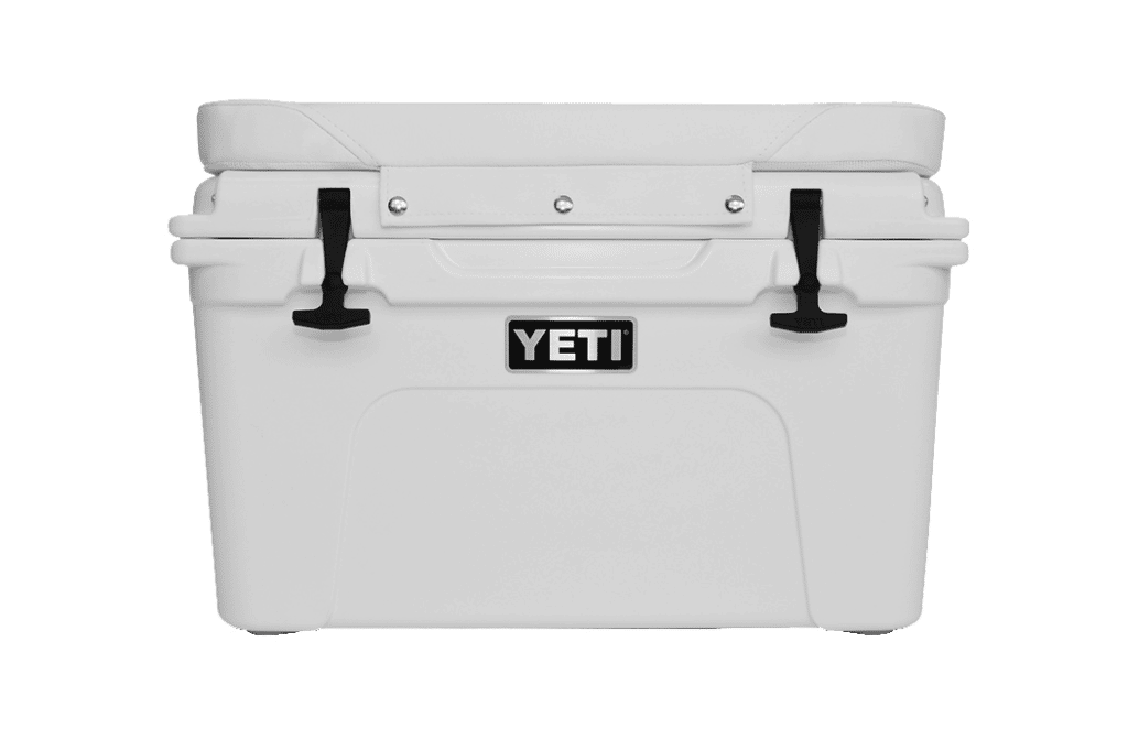 Yeti cooler cushion snapped on